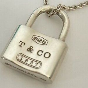 1837 TIFFANY AND CO Lock 925 sterling silver  🔐 💕